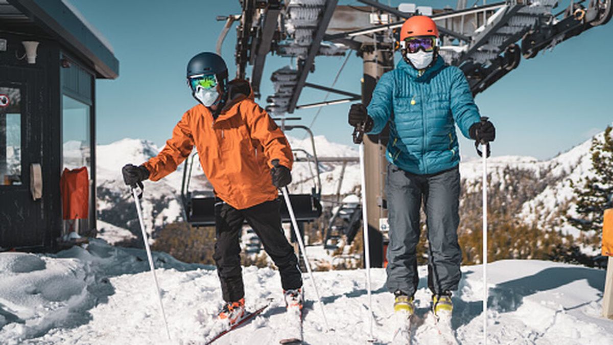 Estaciones de esquí: ¿Es necesario esquiar con mascarilla?