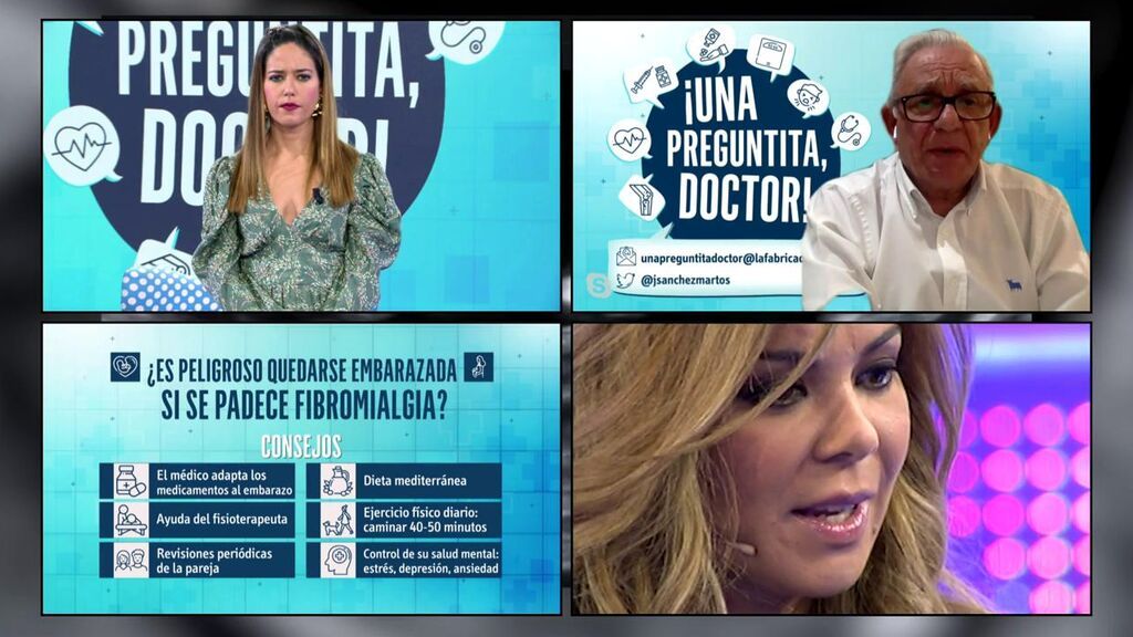 El doctor Sánchez Martos explica en 'Sálvame' cómo es un embarazo con fibromialgia: “Hay riesgos, pero sabemos cómo evitarlos y controlarlos"