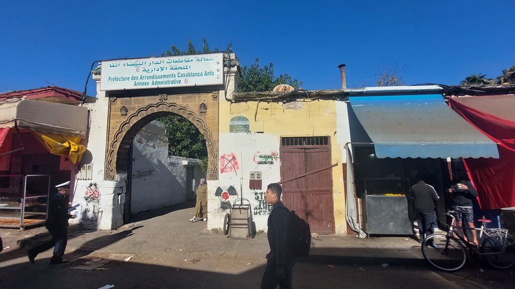 3.Uno de los accesos al barrio de Bousbir, en Casablanca. Antonio Navarro Amuedo.