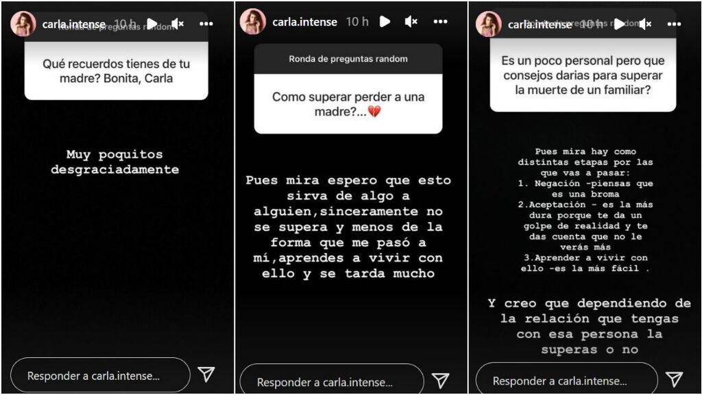 Carla Vigo habla de la muerte de su madre Érika