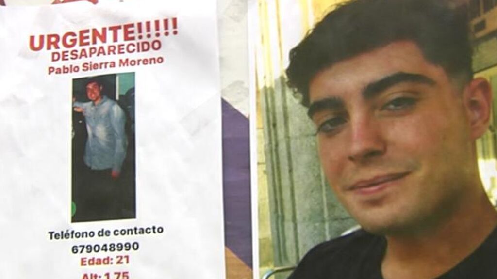 Restos de sangre en el móvild de Pablo Sierra, desaparecido en Badajoz
