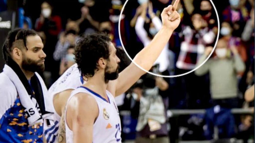 Sergio Llull pide perdón tras su peineta al Palau Blaugrana: "No debió suceder"