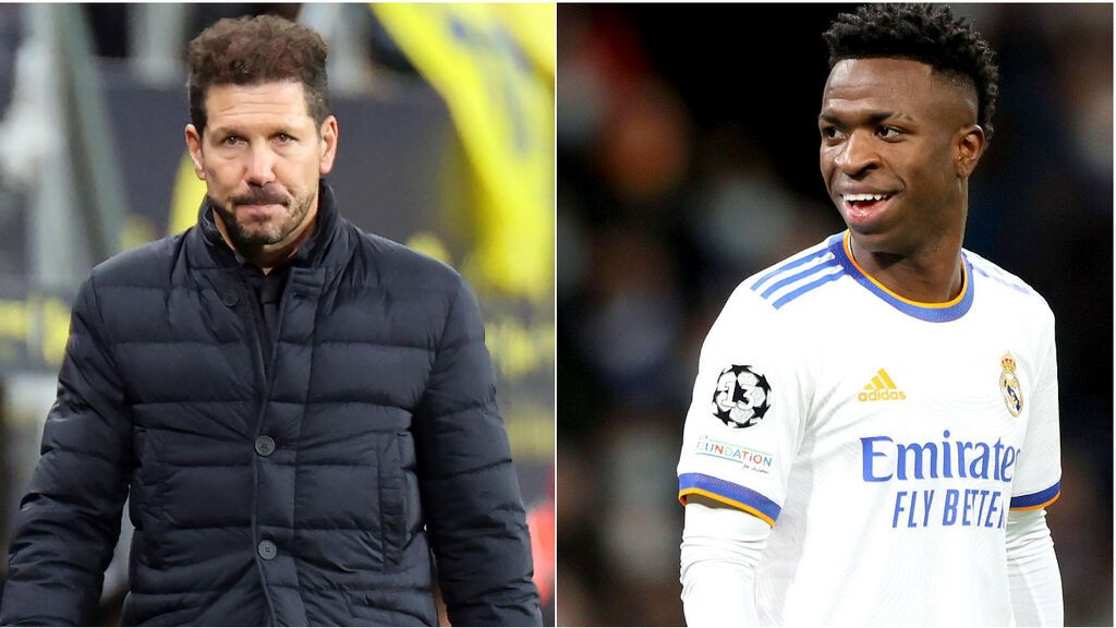 Simeone confía en sus jugadores para poder parar a Vinicius: "Es presente y futuro"