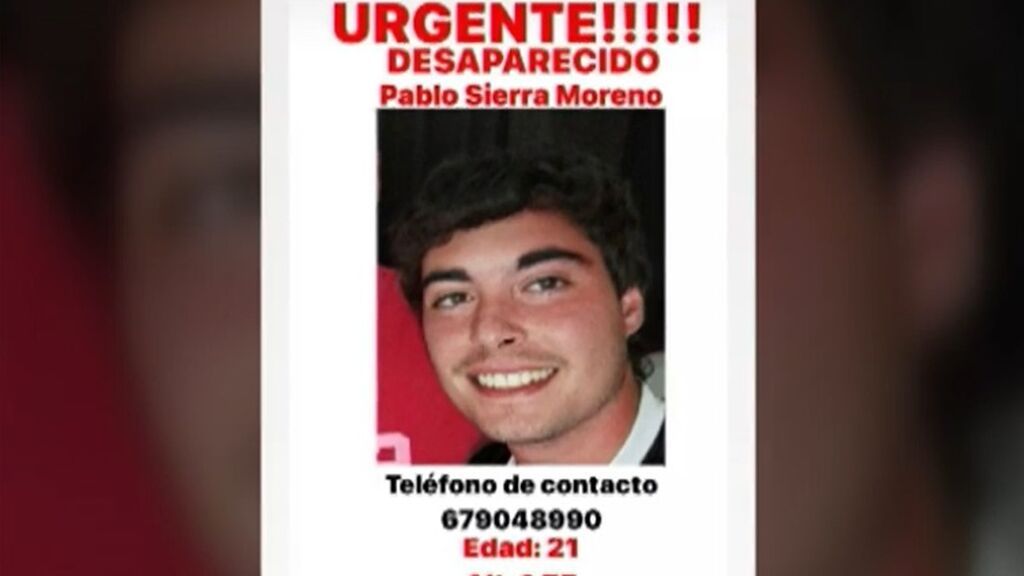 La familia de Pablo Sierra no pierde la esperanza de encontrarle más de una semana después de su desaparición