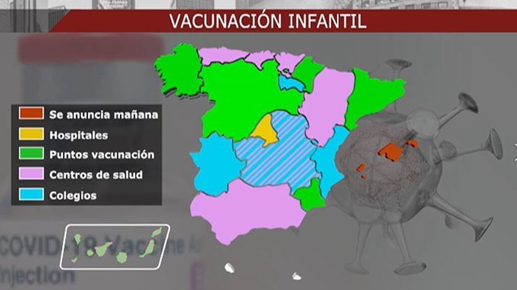 Así se inmunizará contra el covid a los niños en cada comunidad