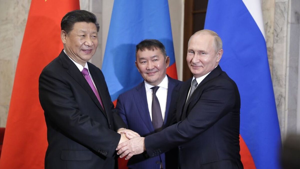 Los presidentes de China y Rusia mantendrán este miércoles una reunión por videoconferencia Los presidentes de China y Rusia mantendrán este miércoles una reunión por videoconferencia