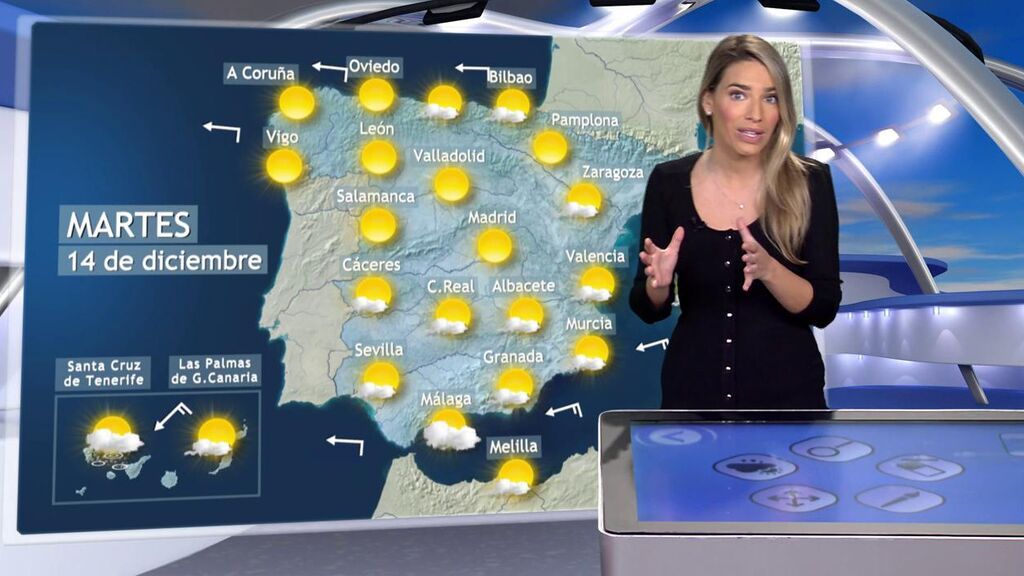 El tiempo se estropeará el martes en estas zonas de España por una Dana