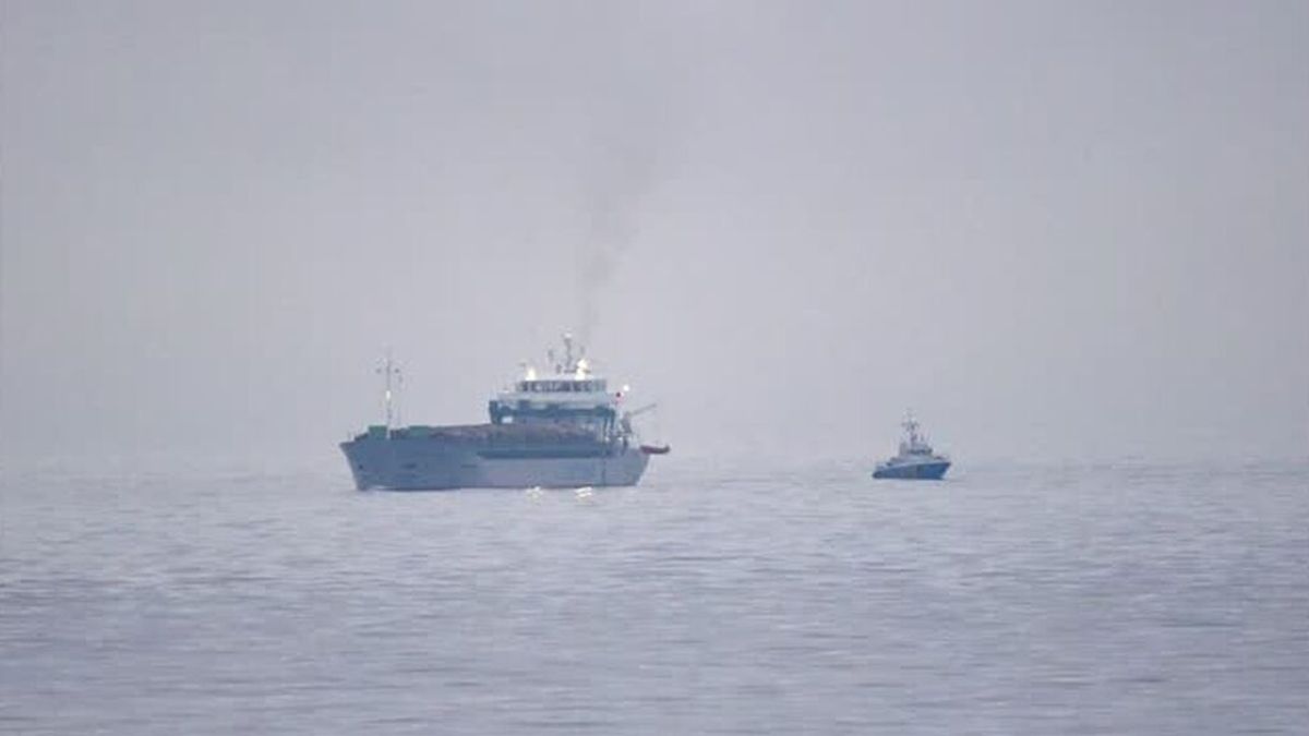 Dos desaparecidos al hundirse un carguero tras chocar con otro buque en el mar Báltico Dos desaparecidos al hundirse un carguero tras chocar con otro buque en el mar Báltico