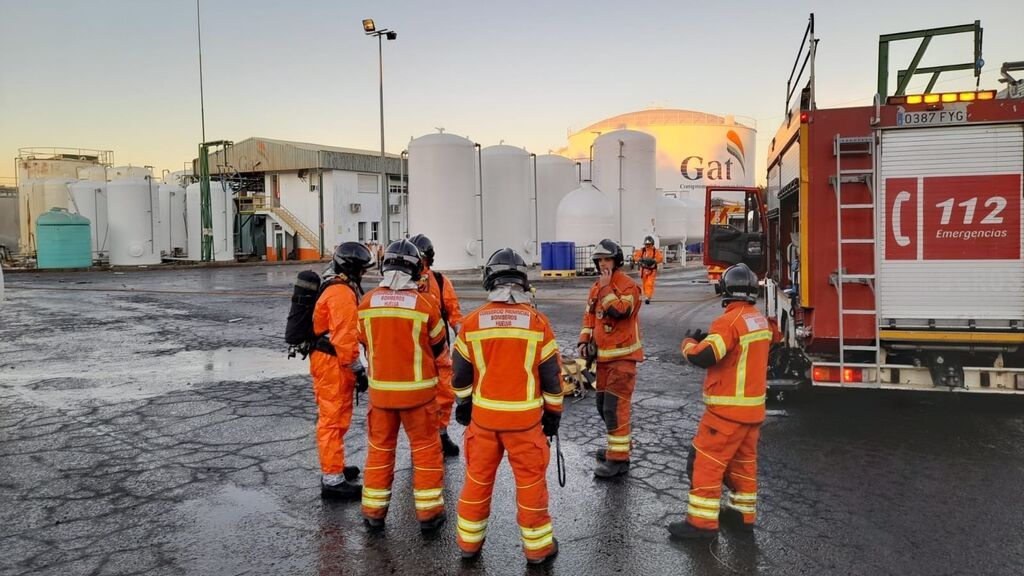 Peligros escape de gas tóxico en una empresa onubense de Niebla