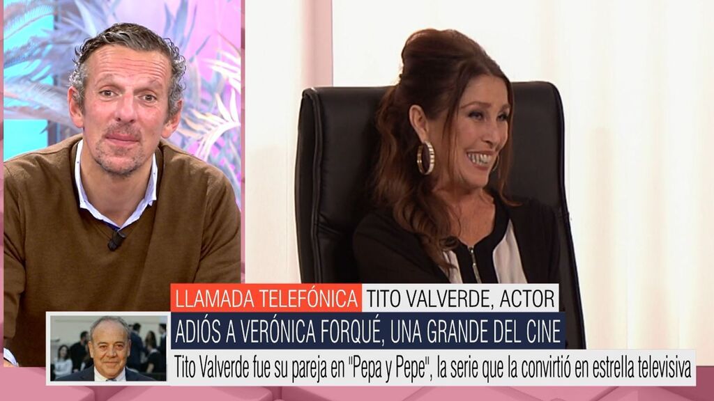 Tito Valverde habla sobre la pérdida de Verónica Forqué