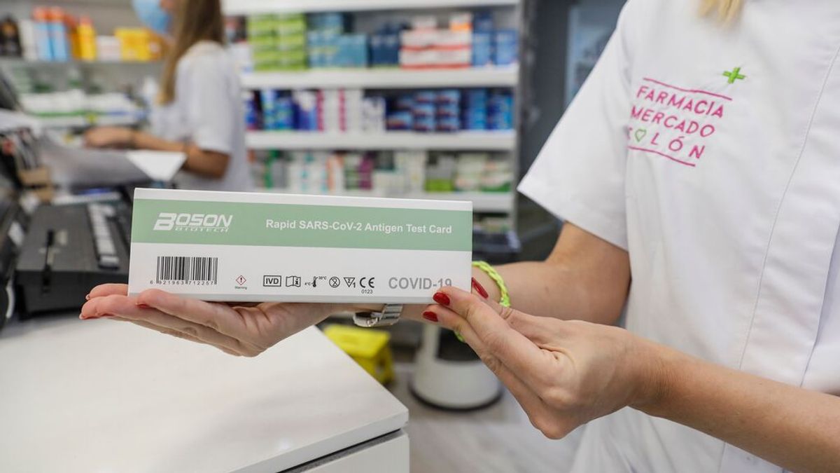 La venta de test de antígenos en farmacias crece un 545% desde noviembre, según la consultora IQVIA