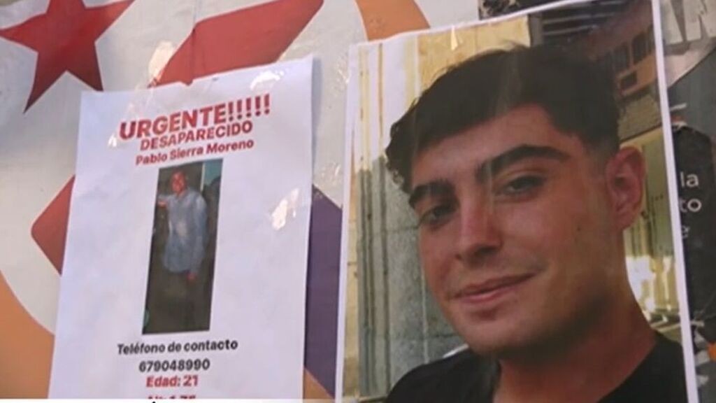 Imagen de Pablo Sierra, el joven  de 21 años desaparecido en Badajoz