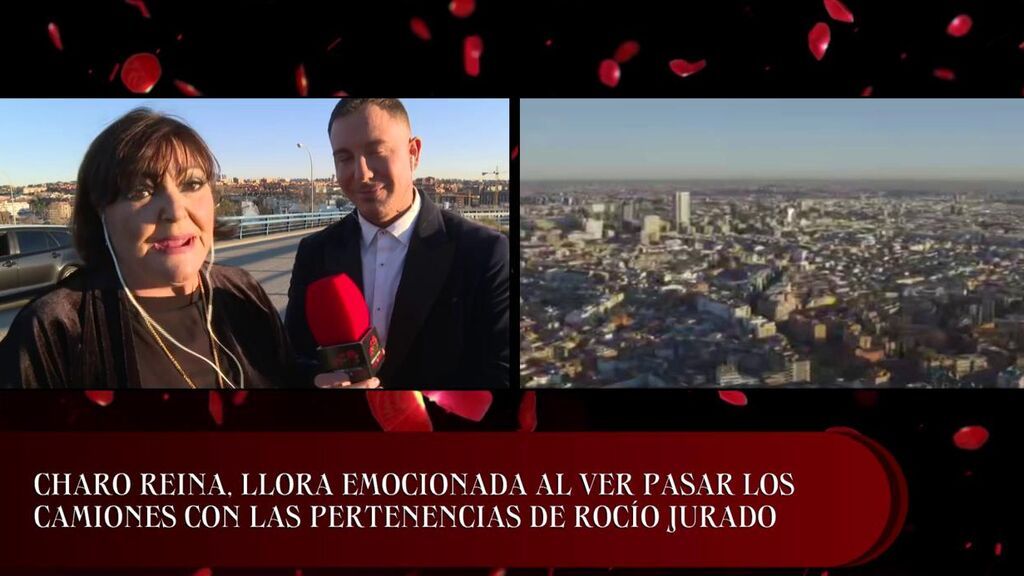 Charo Reina se emociona