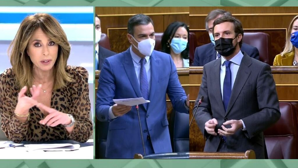 Terradillos, muy enfadada con Casado y Sánchez