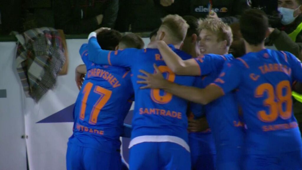 Musah abre la lata con el primer gol del Valencia al Armenteiro
