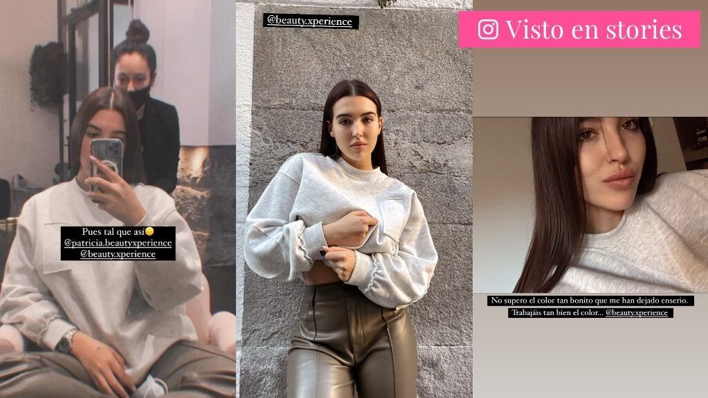 La nueva imagen de Alba Díaz con el pelo moreno