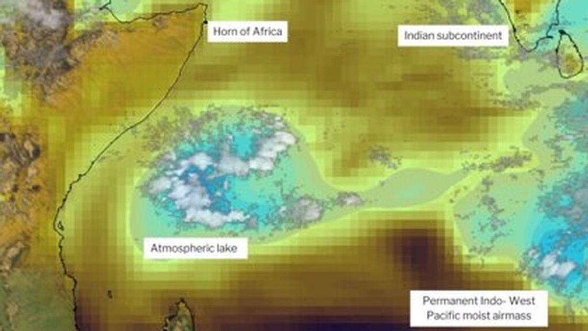 Lagos atmosféricos, el nuevo fenómeno meteorológico detectado en el Océano Índico