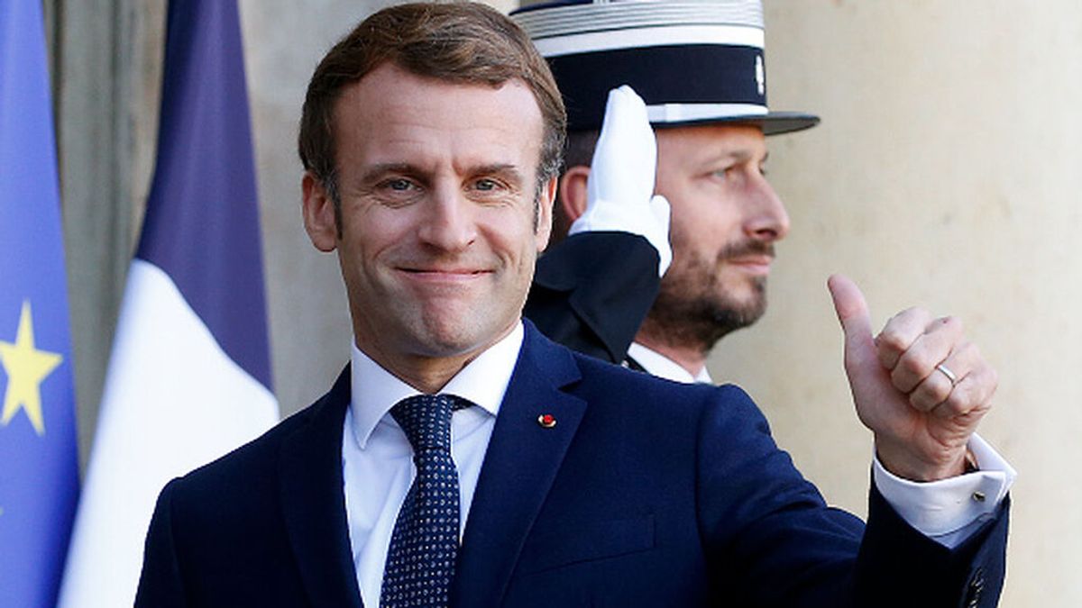 Macron hasta en la sopa