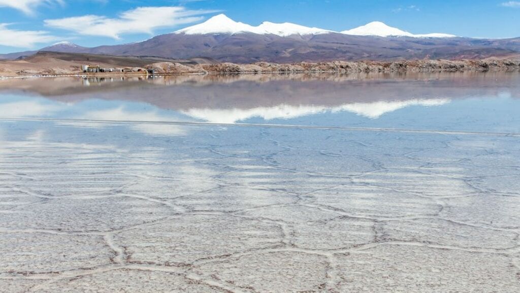 Piscina de extracción de litio Millenial Lithium