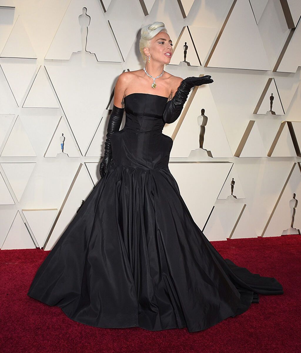 Vestido negro de Alexander McQueen