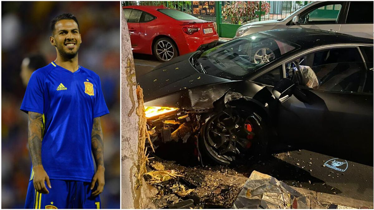 El Lamborghini de Jonathan Viera aparece siniestrado y el jugador aclara que no lo conducía él El Lamborghini de Jonathan Viera aparece siniestrado y el jugador aclara que no lo conducía él