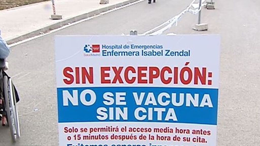 Intensificación de la vacunación: confusión en Madrid ante la inoculación sin cita previa