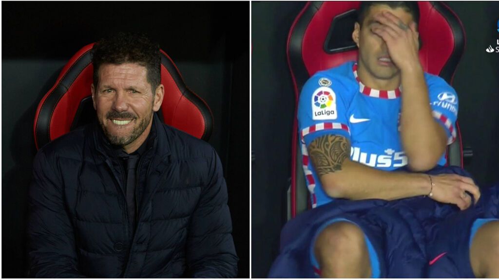 El monumental cabreo de Luis Suárez con Simeone al sustituirle: "Pelotudo, siempre igual"