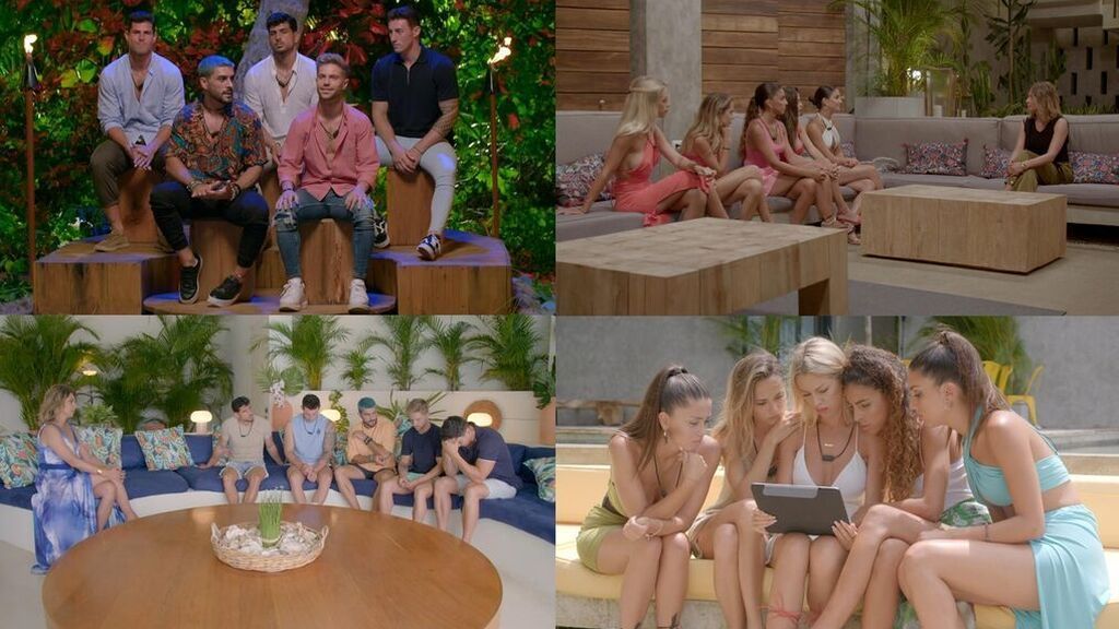 El primer reencuentro de una pareja a través del espejo y una inesperada visita para Álvaro en su hoguera, en ‘La isla de las tentaciones’