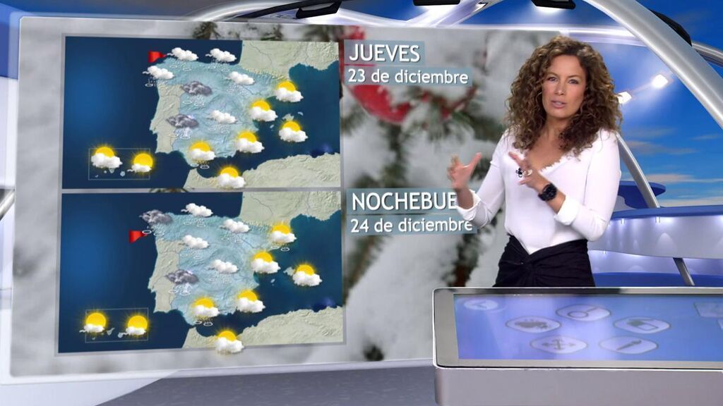 Llega una borrasca con mucha lluvia en la víspera de Nochebuena: el tiempo para el 23 de diciembre