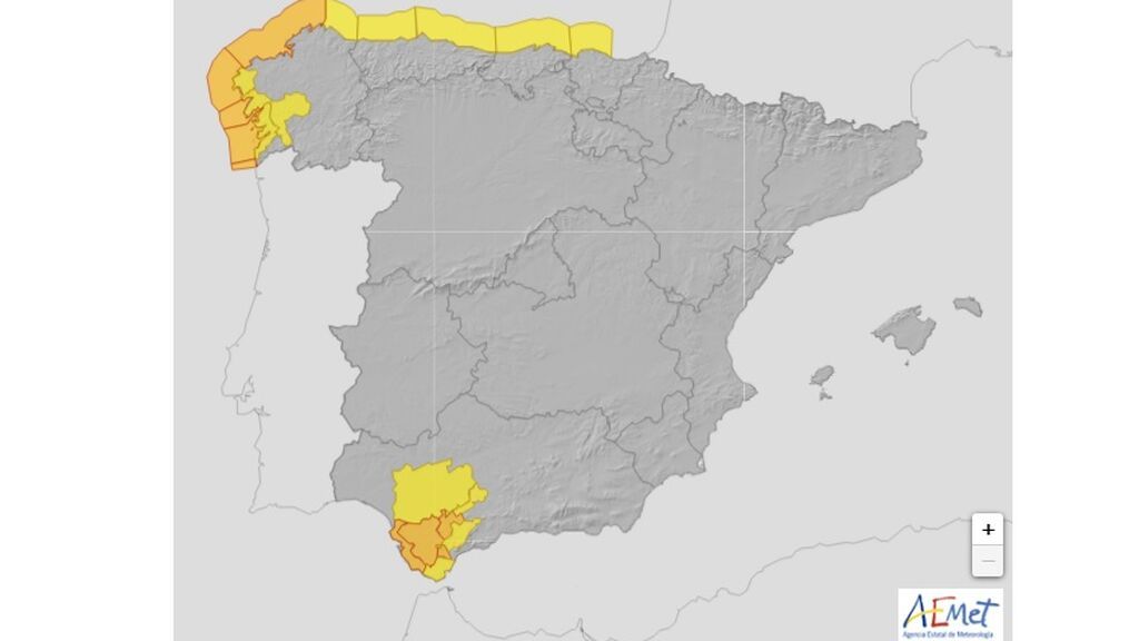 avisos lluvias maritimo viernes