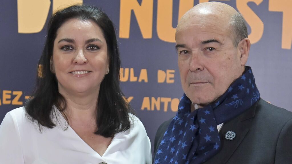 Antonio Resines con su mujer, Ana Pérez-Lorente (2019)