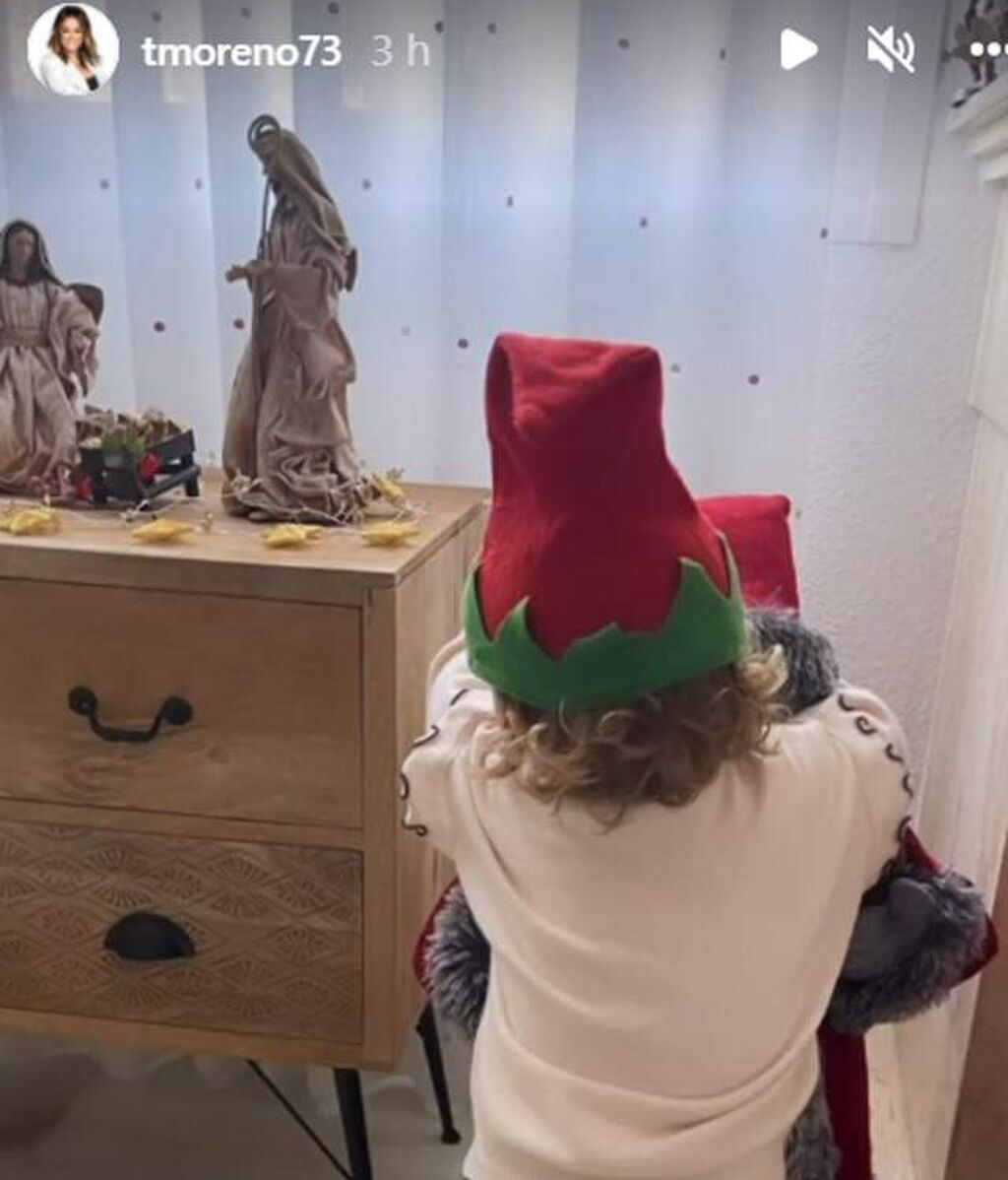 Story de Toñi Moreno con su hija, Lola
