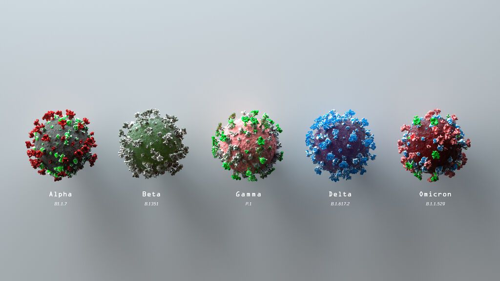 Las variantes del coronavirus