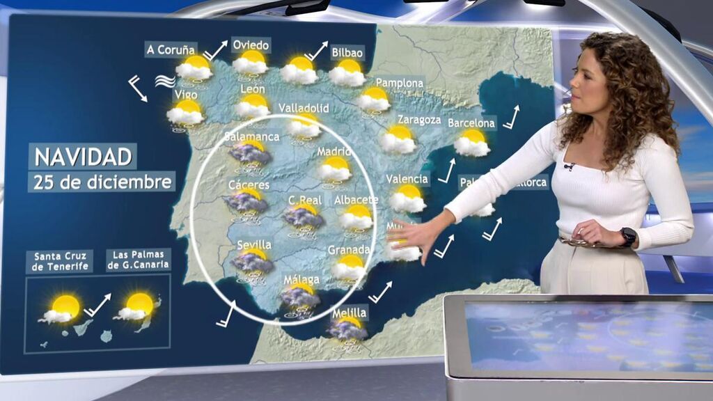 El fin de semana de Navidad 2021 llega con nubarrones y viento: el tiempo que hará en España