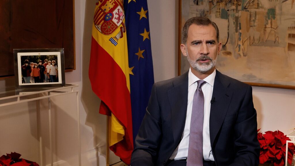 El mensaje navideño de Felipe VI registra 2,8 millones de espectadores menos que en 2020