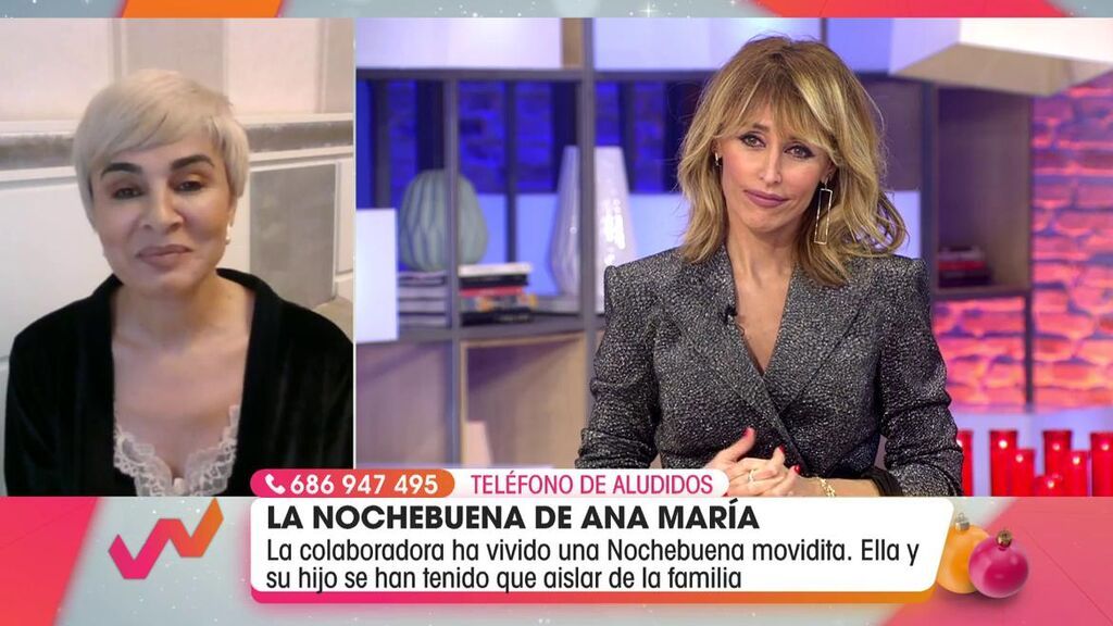 Ana María Aldón habla con Emma García.