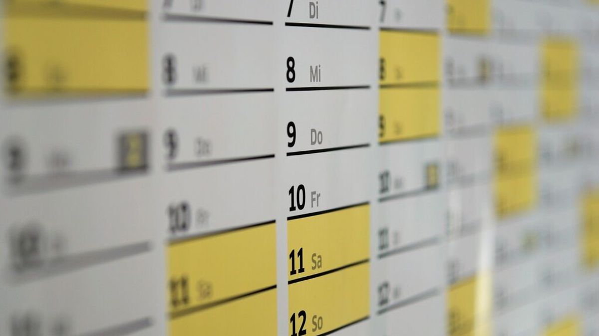 Calendario laboral 2022: días festivos
