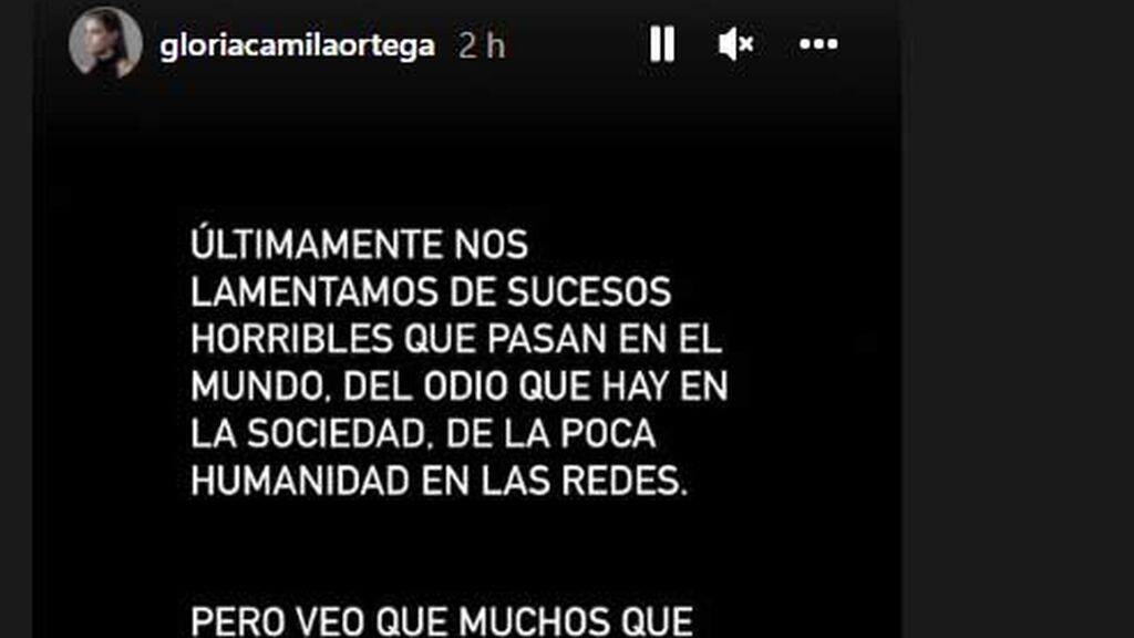 Gloria Camila denuncia acoso en redes