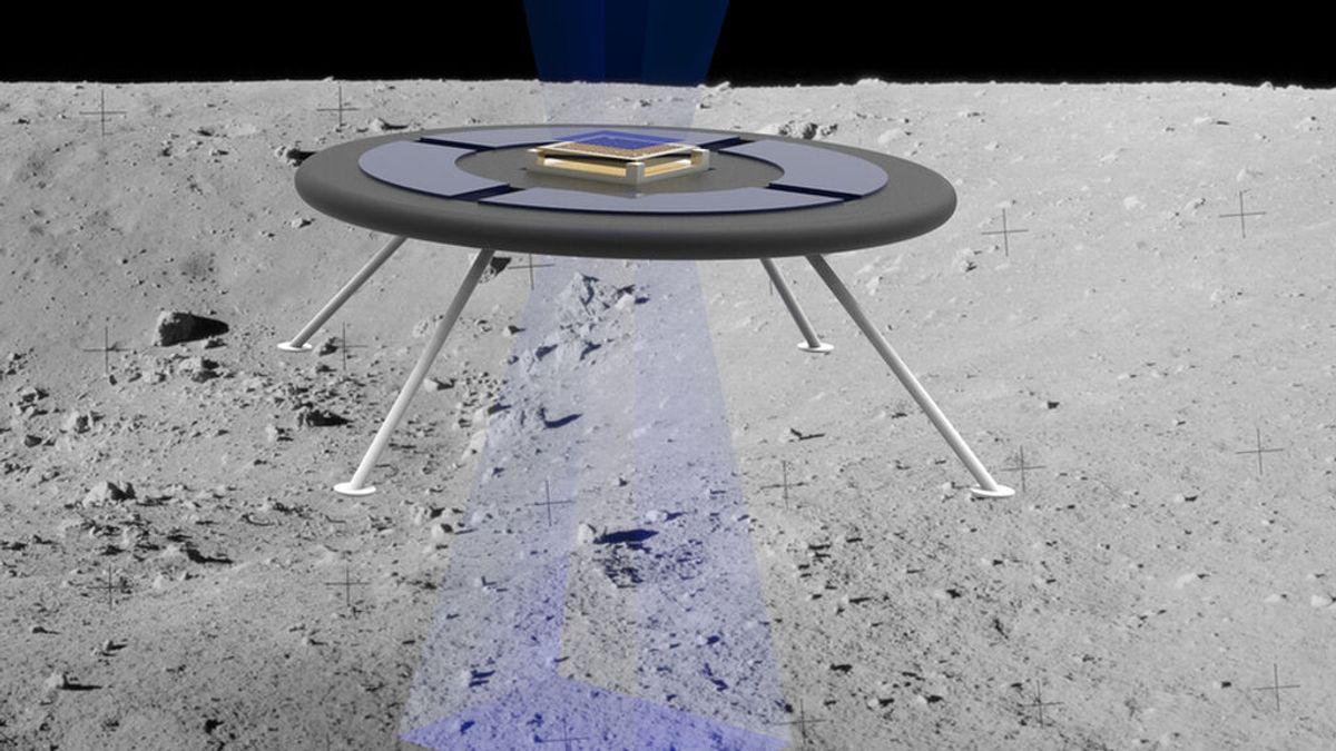 Un 'platillo volante' explorará la Luna en las futuras misiones: así es el rover que levita
