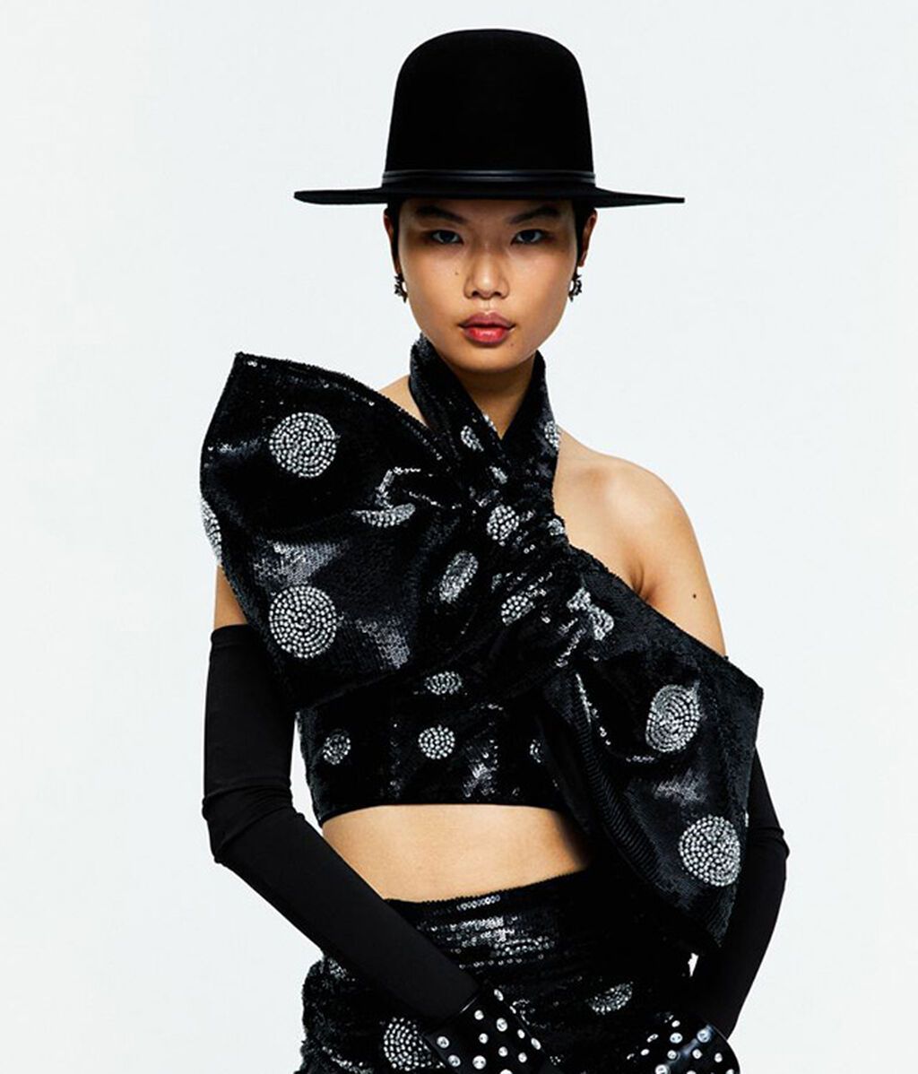 Top de lentejuelas de H & M