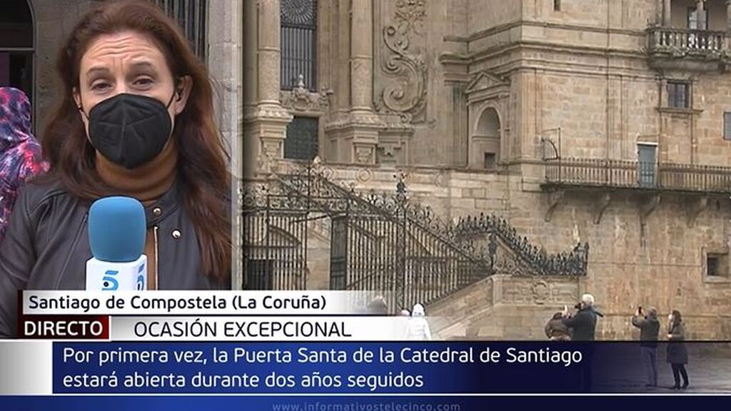 Excepción histórica en Galicia: la Puerta Santa de la Catedral de Santiago abrirá dos años seguidos