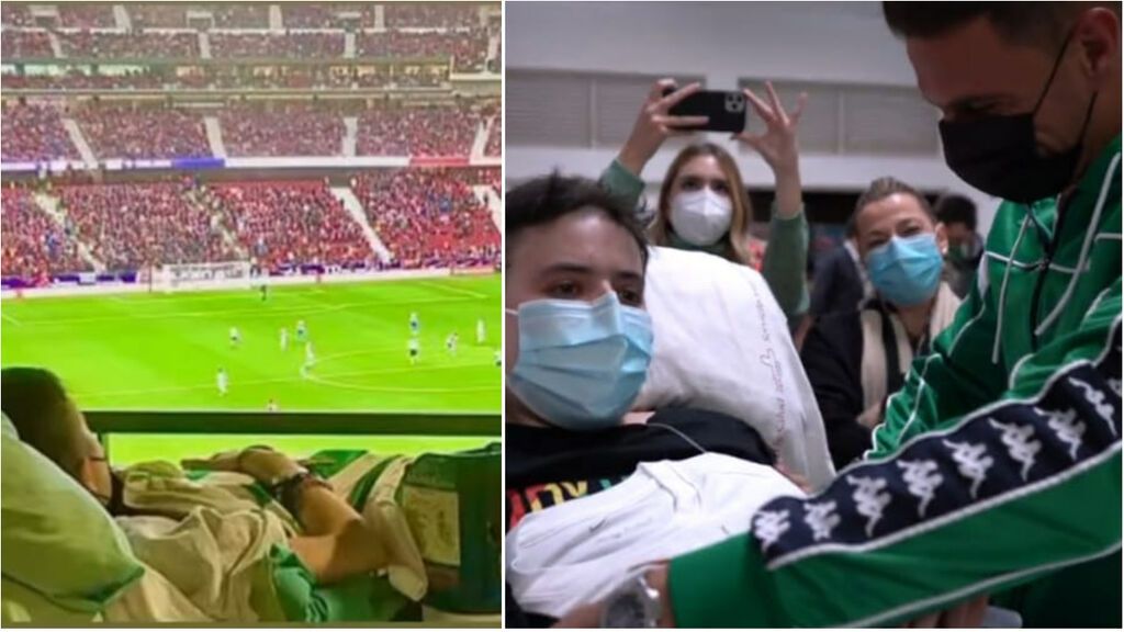 La emotiva despedida de Joaquín a Miguel Toral, el joven con cáncer fan del Betis