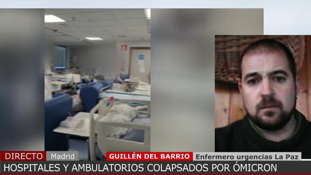 El llamamiento desesperado de un enfermero de Urgencias de La Paz