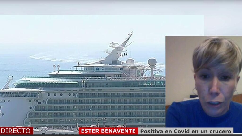 Luna de miel truncada por el covid: Ester la vive confinada tras dar positivo en un crucero