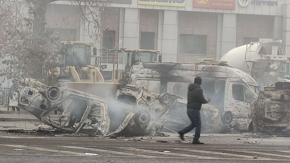 Varios muertos y heridos en las protestas contra el aumento del precio del gas en Kazajistán Varios muertos y heridos en las protestas contra el aumento del precio del gas en Kazajistán