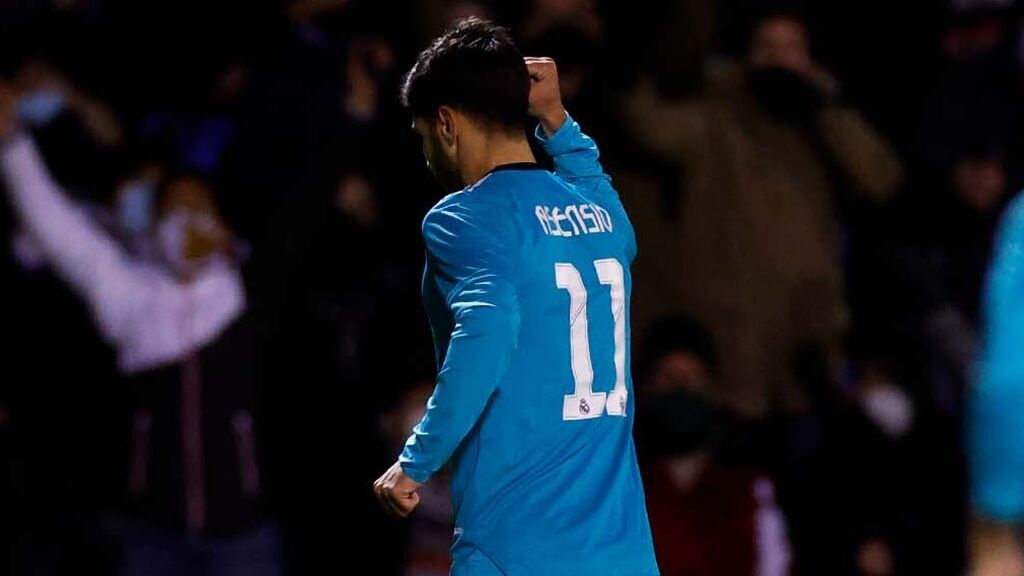 Asensio se alía con la fortuna para poner al Madrid por encima del marcador (1-2)