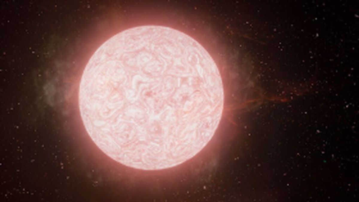 Astrónomos observan por primera vez cómo explota una estrella supergigante roja