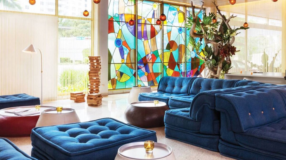 Lobby del Hotel Standard de Miami Beach Lobby del Hotel Standard de Miami Beach