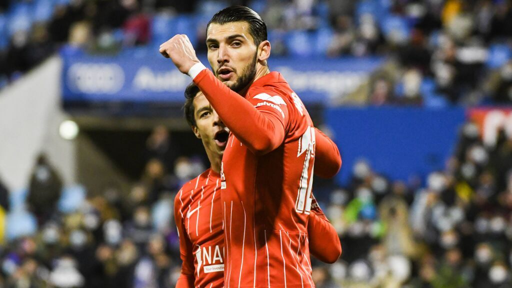 Rafa Mir sentenció con el segundo gol del Sevilla al Zaragoza.