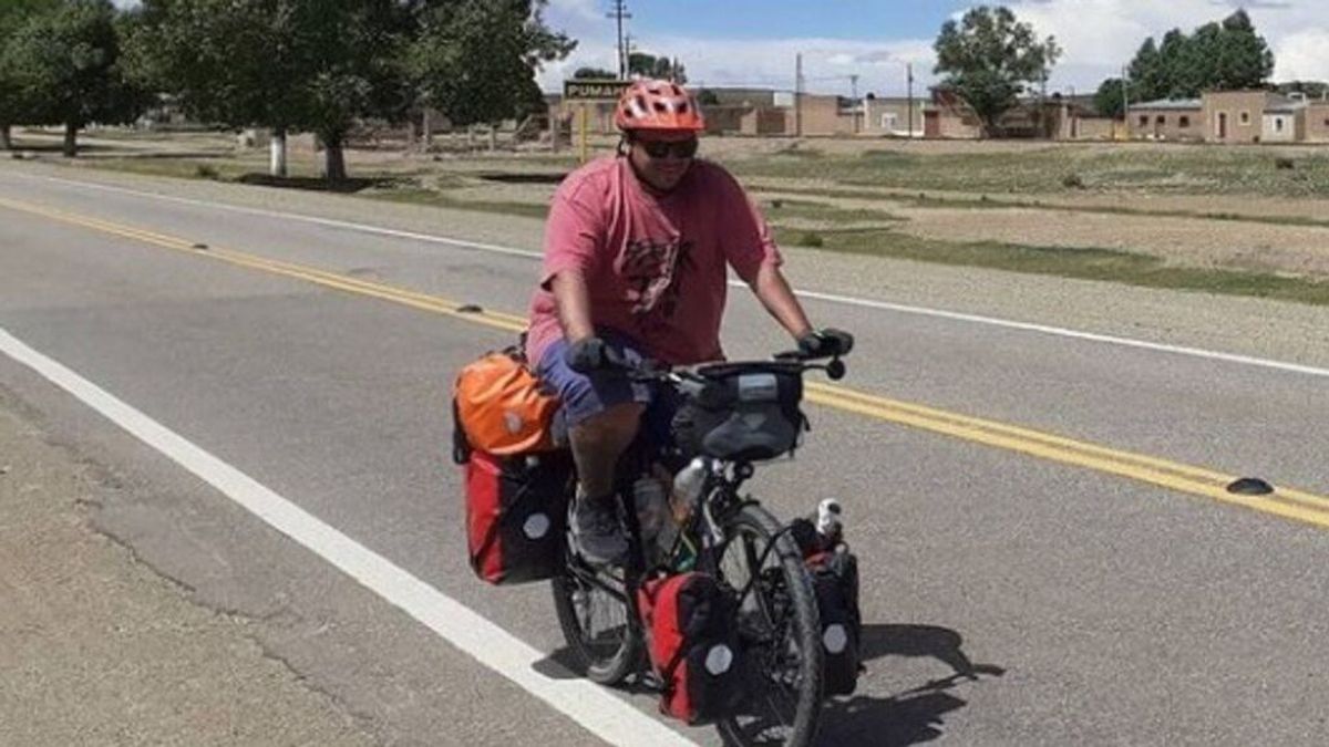 Un rayo mata a un ciclista que cumplía su sueño: una travesía de 2.600 kilómetros por Argentina